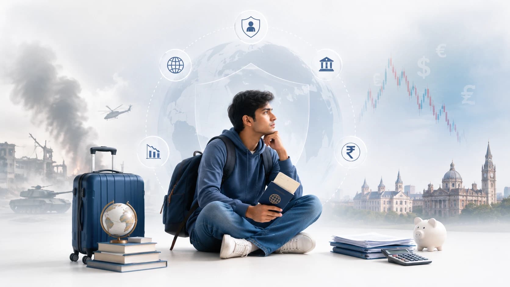 Is It Safe to Study Abroad in 2026? How Global Wars Are Affecting Indian Students and Their Education Loans - featured banner
