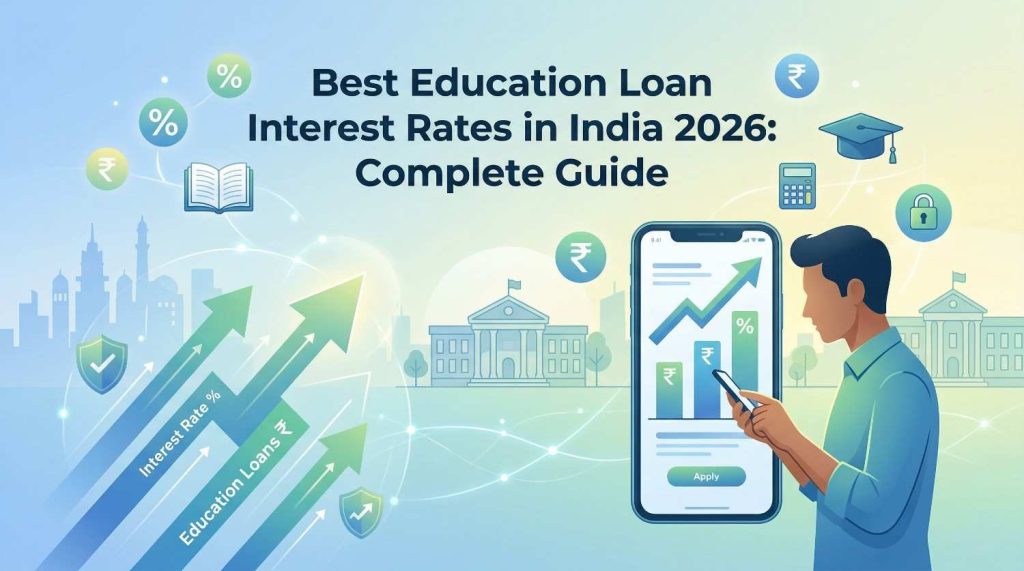 Best Education Loan Interest Rates in India 2026 - Gradsloan
