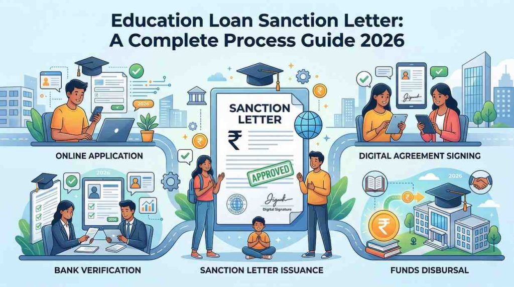 education loan sanction letter India bank approval 2026